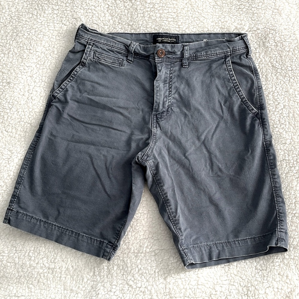 American Eagle Classic Cotton Twill Shorts, NE(X)T LEVEL FLEX, 30